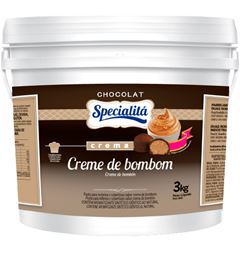 PASTA PARA RECHEIOS E COBERTURAS CREMA 3KG SABOR CREME DE BOMBOM