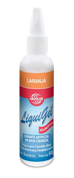 CORANTE LIQUIGEL LARANJA 60G
