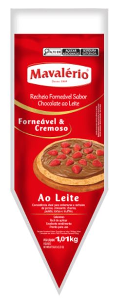 RECHEIO FORNEAVEL 1,01KG CHOCOLATE AO LEITE