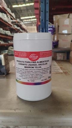 CORANTE LIQUIGEL 1KG MARROM TELHA