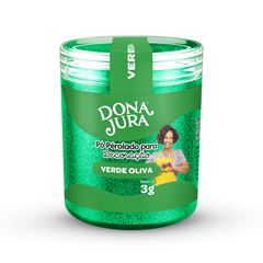 PO PARA DECORAÇÃO 3G VERDE OLIVA DONA JURA