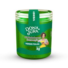 PO PARA DECORAÇÃO 3G VERDE FOLHA DONA JURA