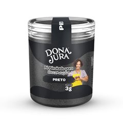 PO PARA DECORAÇÃO 3G PRETO DONA JURA