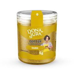 GLITTER PARA DECORAÇÃO 5G OURO DONA JURA