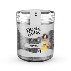 GLITTER PARA DECORAÇÃO 5G PRATA DONA JURA