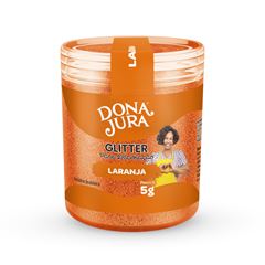 GLITTER PARA DECORAÇÃO 5G LARANJA DONA JURA