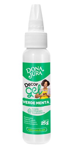 CORANTE GEL 25G VERDE MENTA DONA JURA