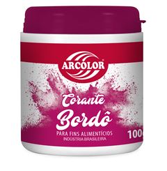 CORANTE PO 100G VERMELHO BORDO