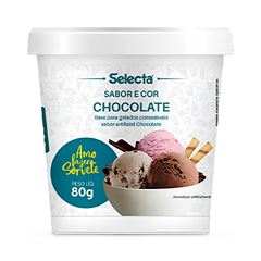 PÓ SABORIZANTE PARA SORVETE 80G SABOR CHOCOLATE