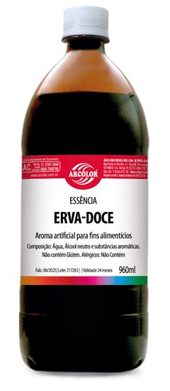 ESSÊNCIA ALCÓOLICA ERVA DOCE 960ML
